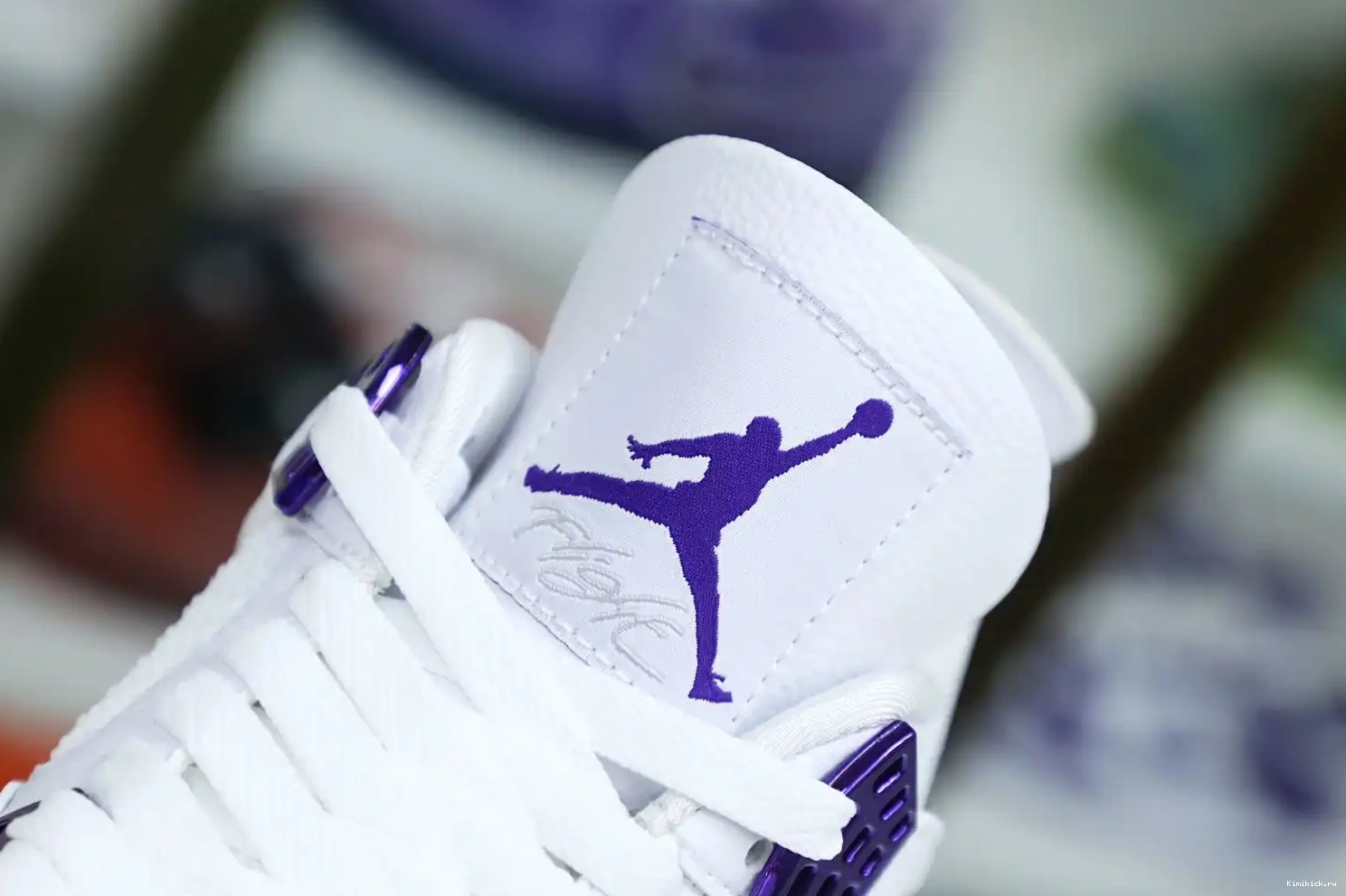 4 METALLIC AIR JORDAN Kimikick PURPLE 0616
